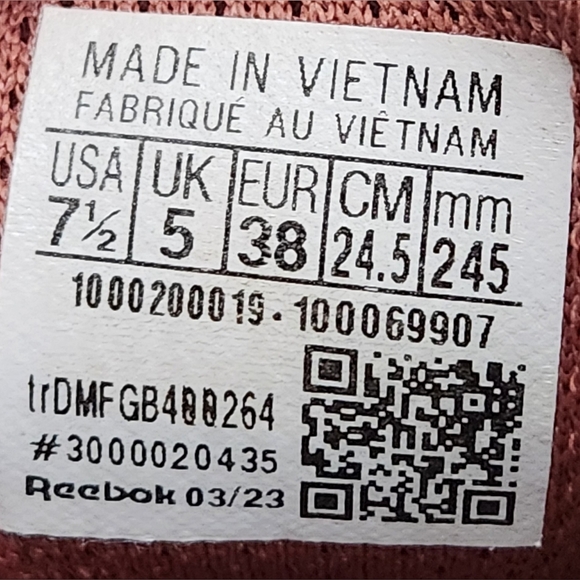 Reebok Nano X3 Cross Training Athletic Sneakers Pink Weightlifting Women's 7.5 - Picture 9 of 9